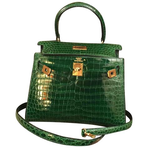 hermes vinyl kelly handbag|hermes kelly bag crocodile.